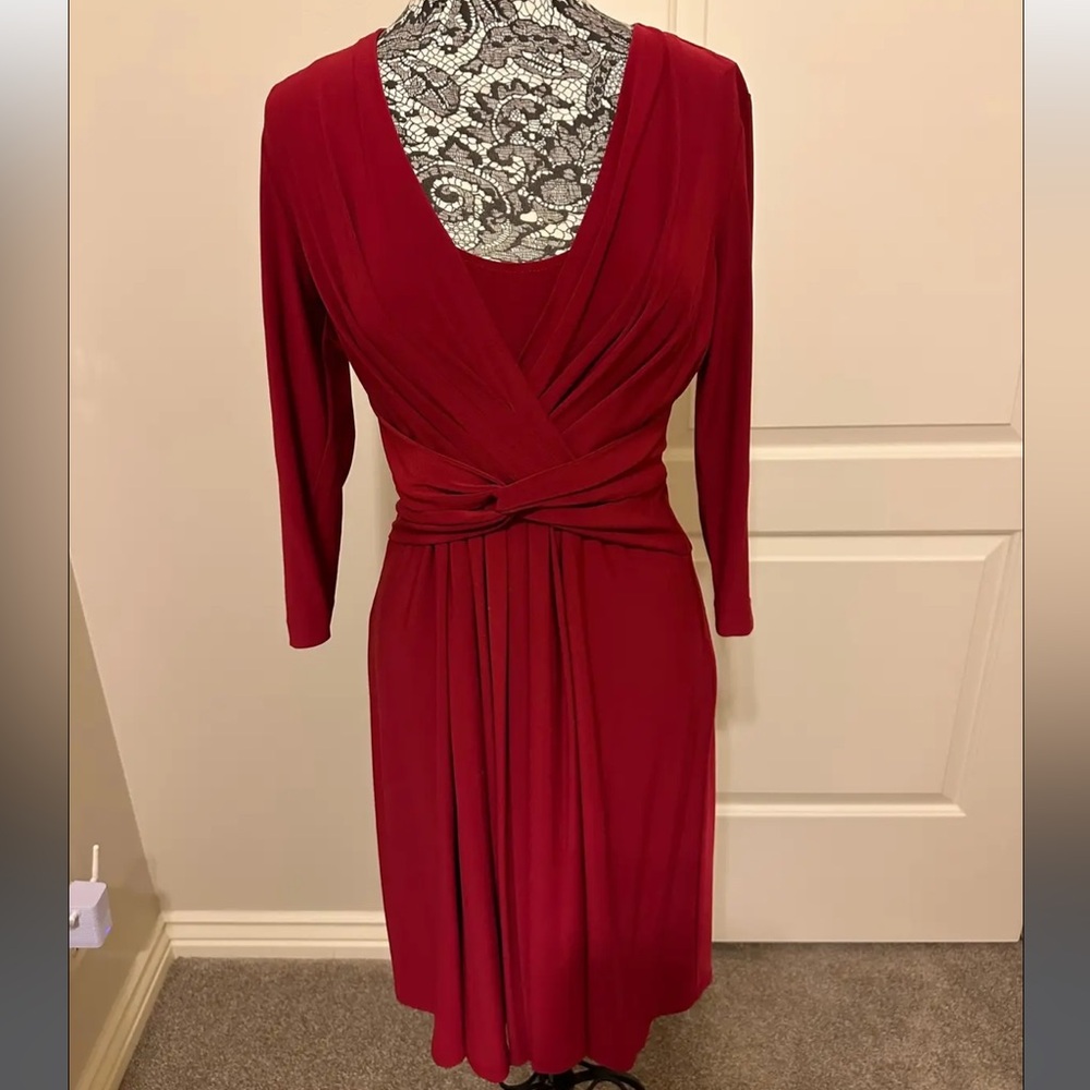 Red Evan Picone Dress - Size 6